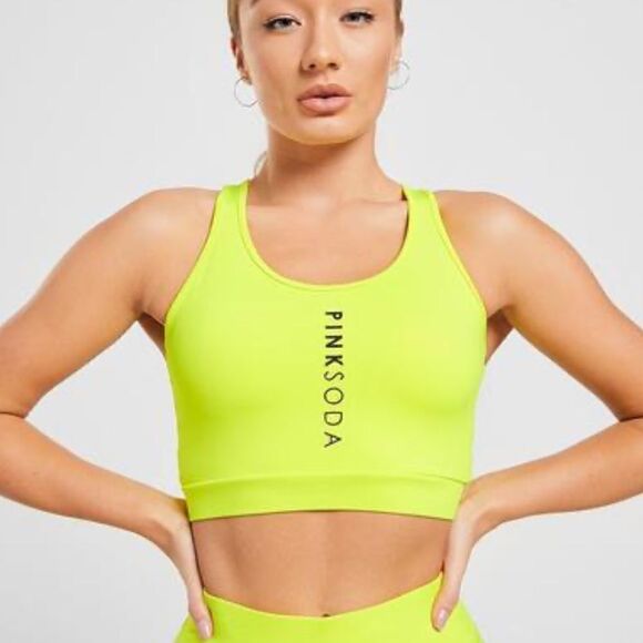 Pink Soda Neon Core Sports Bra Women’s Small - Picture 1 of 6